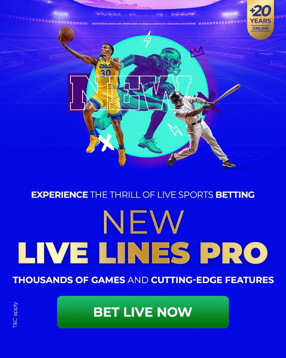 Experience The Thrill of live sports betting new live lines pro thousands of games and cutting-edge features bet live now