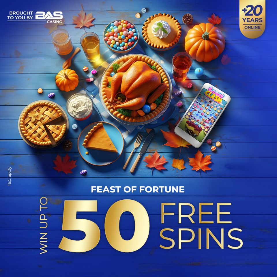 Feast Fortune Win Up To 50 Free Spins