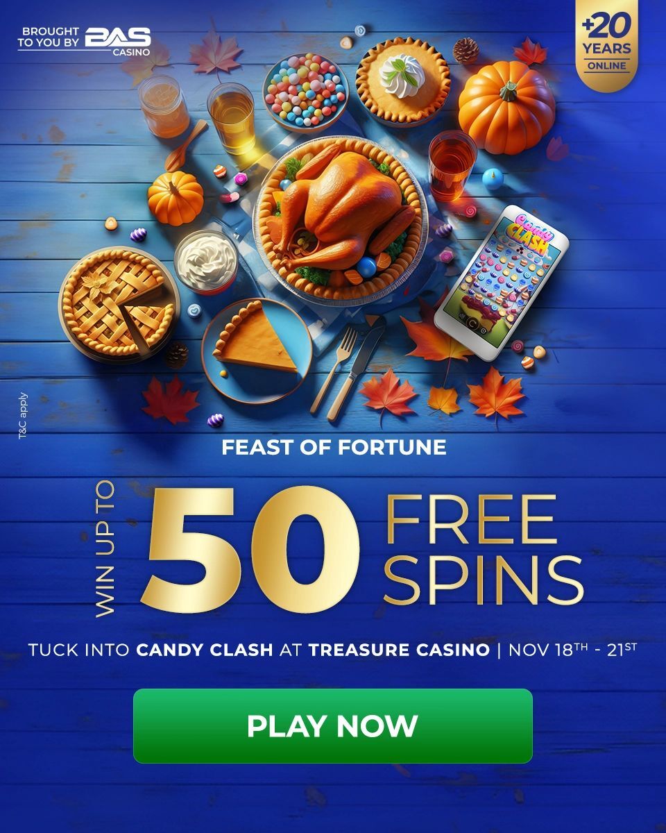 Feast Of Fortune, Win Up To 50 Free Spins